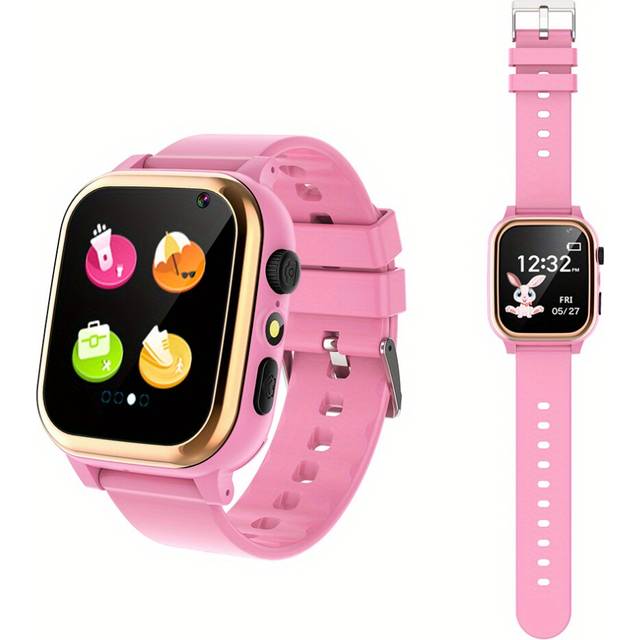 (Pink) Educational Smart Watch for Kids with Camera, 16 Games, Alarm, Video, Music Player