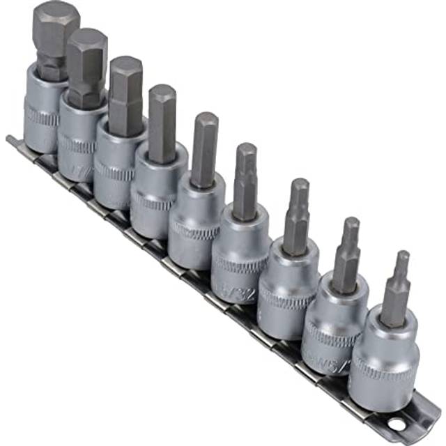 AF Allen/Alan/Allan/Hex Key Socket/Bit Set 3/8inch Drive Imperial TE077