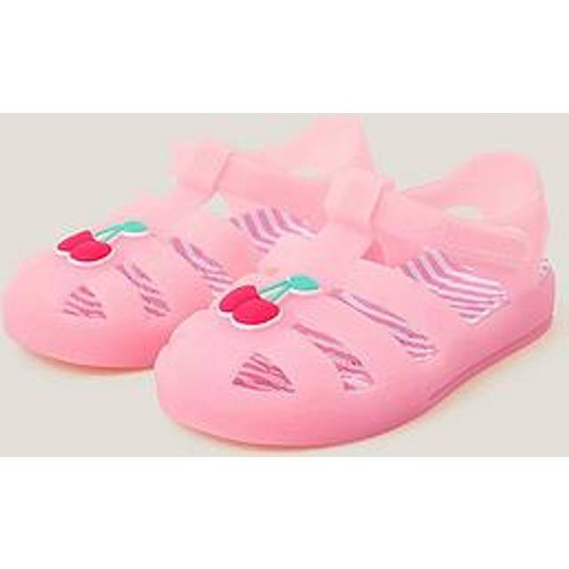 Monsoon Baby Girls Cherry Jelly Sandals - Pink, Pink, Size 6-7 Younger