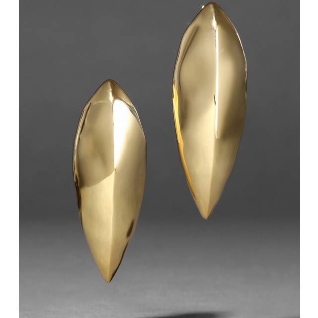 Alexis Bittar Brut Armor Clip Earrings in Gold | Statement Jewelry from Alexis Bittar (One Size)