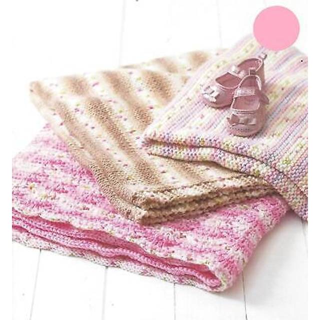 Sirdar knitting pattern - hayfield baby blossom chunky, blankets 4676