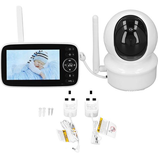 4.3in Baby Monitor Clear Image Wifi Connection Night Vision Function Real Time Audio Automatic Baby