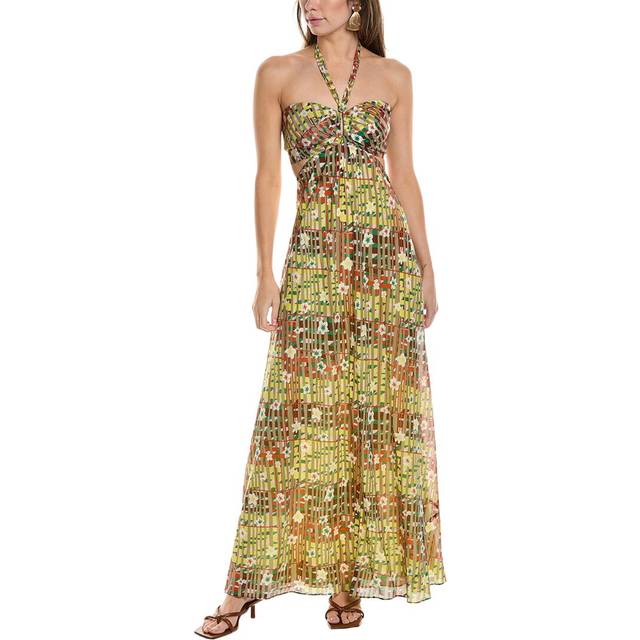 Diane von Furstenberg Ainslina Silk-Blend Maxi Dress