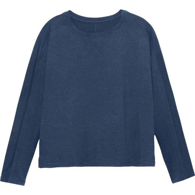 Girlfriend Womens Reset Long-Sleeved T-Shirt - Midnight - 3xl