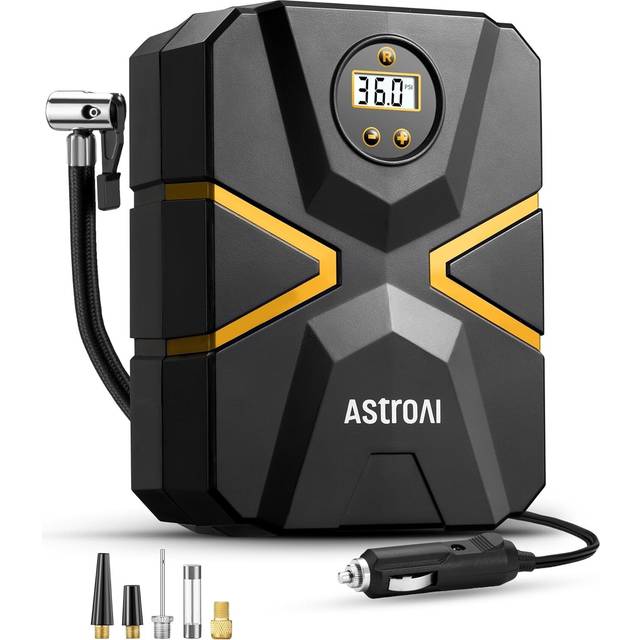AstroAI Tyre Inflator Air Compressor 12V DC Digital Car Tyre Pump 150 PSI, Preset Tyre Pressure & Auto Shutoff, Electric Air Pump for Car Tyres Other