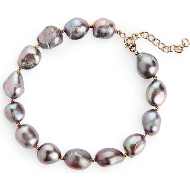 ARKET Freshwater Pearl Bracelet -Gold-coloured, XS/S