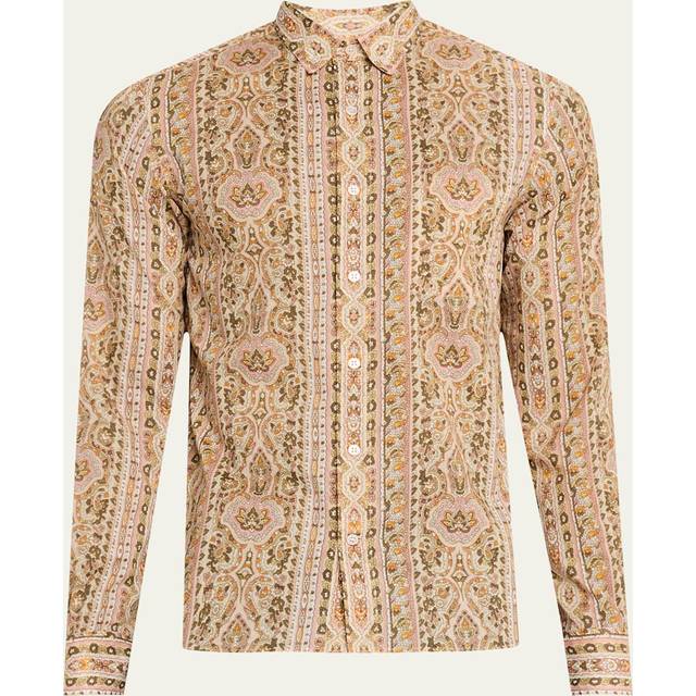 Valentino Valentino shirt in cotton muslin with Voyage Imaginaire print Man MULTICOLOUR 41