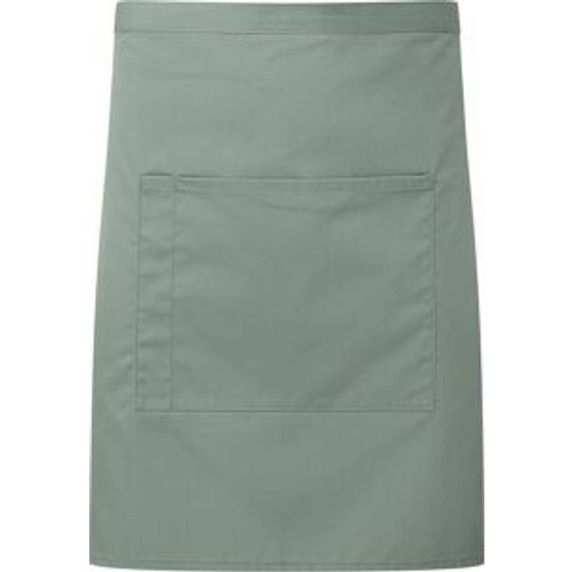 (One Size, Sage) Premier Colours Front Pocket Waist Apron