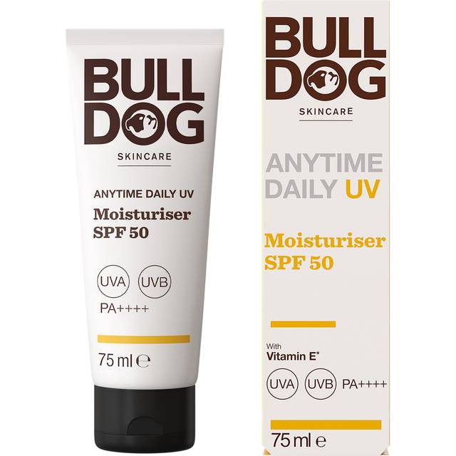 Bulldog – Skincare – Anytime Daily UV – Fuktkräm med SPF50 för män, 75ml-Ingen färg