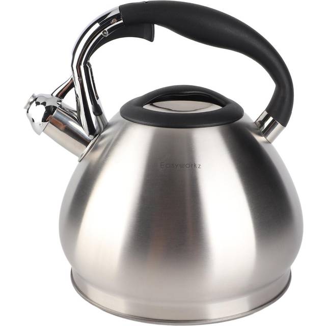 Whistling Tea Kettle Fast Heating Large Capacity 304 Stainless Steel Whistling Kettle with L