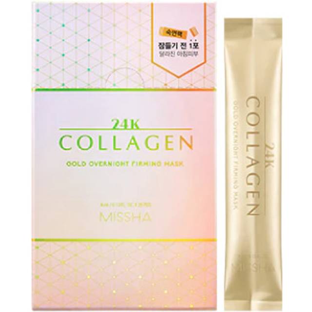 Missha 24k Collagen Gold Overnight Firming Mask 20x4ml