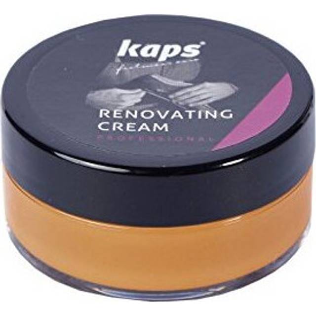 Renovating Repair Cream for Smooth Leather Shoes Bags Seats, Scratch and Scuff Cover, Kaps Renovating Cream (109 - Gazelle)