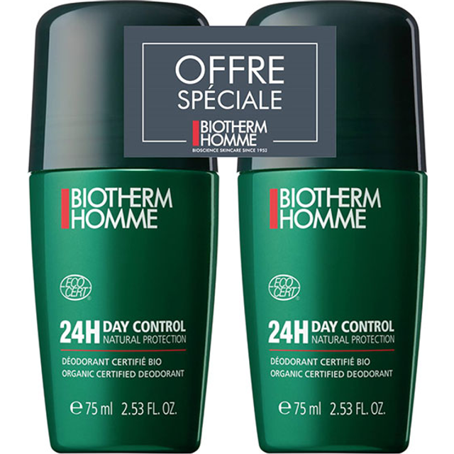 Biotherm Homme Dag Control Natural Protect Deodorant Roll-on 2 x 75 ml