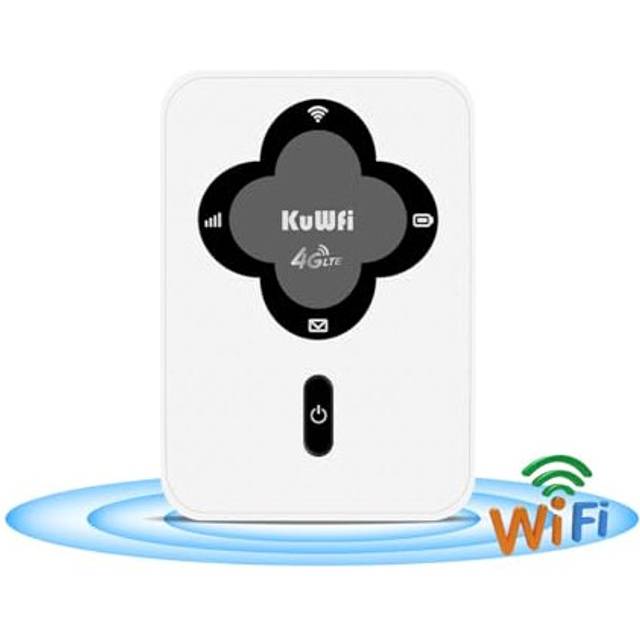 Mobile WiFi Router, Dualband Portable Mobile WiFi Router,150 Mbps 4G LTE WiFi Modem,4G WiFi Hotspot Device For Travel with Indicator Light Battery