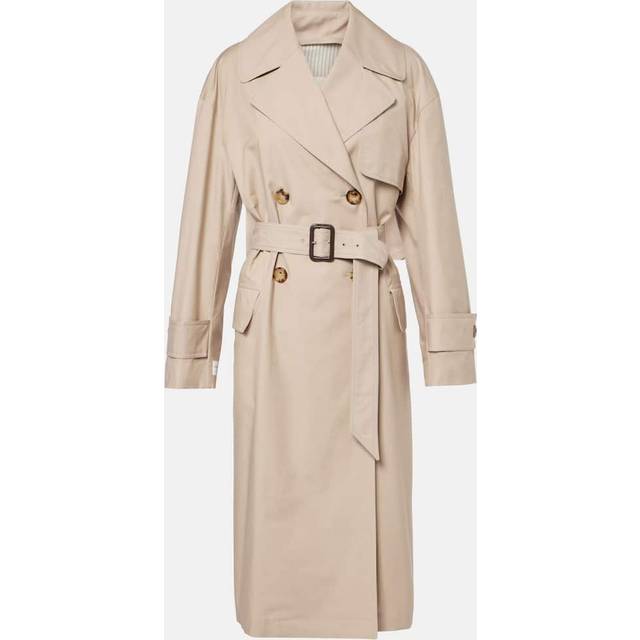 Beige Jackets with Asymmetrical Front