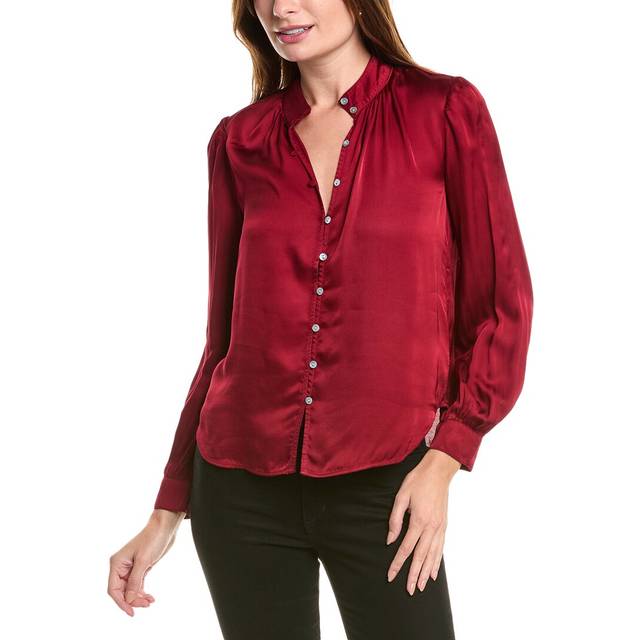 Bella Dahl Shirred Button Up Blouse