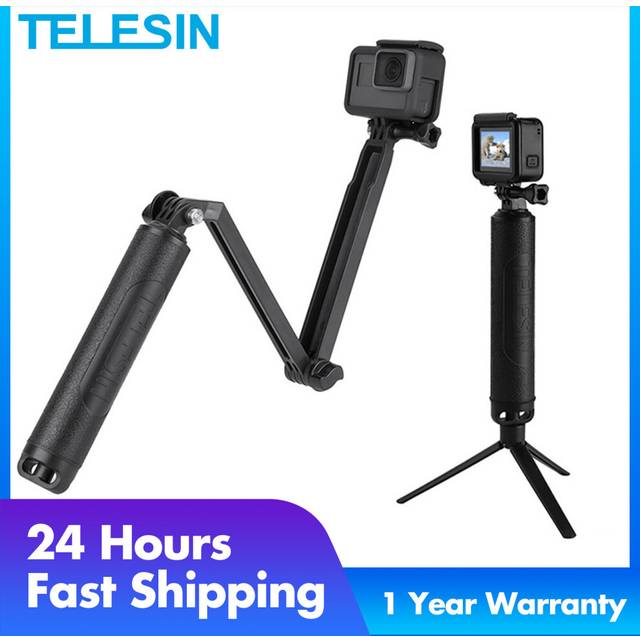 Telesin Waterdichte Selfie Stok Floating Hand Grip 3 Manier Grip Arm Monopod Pole Statief Voor Gopro 10 9 8 7 6 Insta360 Osmo Action