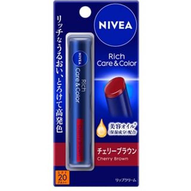 Nivea Japan - Rich Care & Color Lip Balm SPF 20 PA++ Cherry Brown