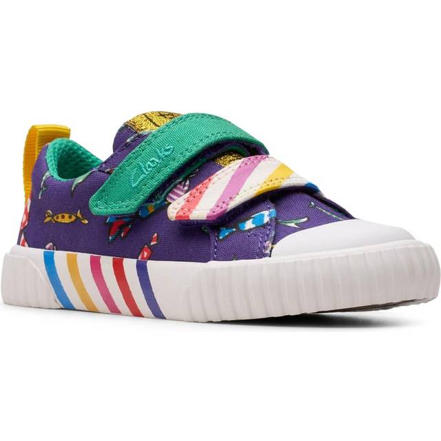 Roald Dahl Charlie & the Chocolate Factory Foxing Mix Toddler Wide Fit - Purple - 5 W