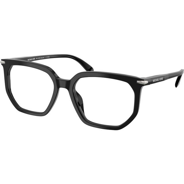 Michael Kors Man MK4158U SEQUOIA 3005 Optiska bågar Acetat Svart Transparent Geometrisk Normal