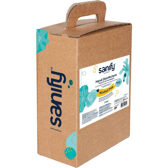 Handdesinfektion alkoholfri 3 liter Bag-in-box refill (86% plastreduktion)