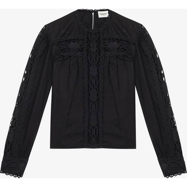 Isabel Marant Etoile Black Valmira Blouse - BLACK - FR 38