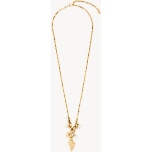 Chloé - Gold-tone Faux Pearl Necklace - One size