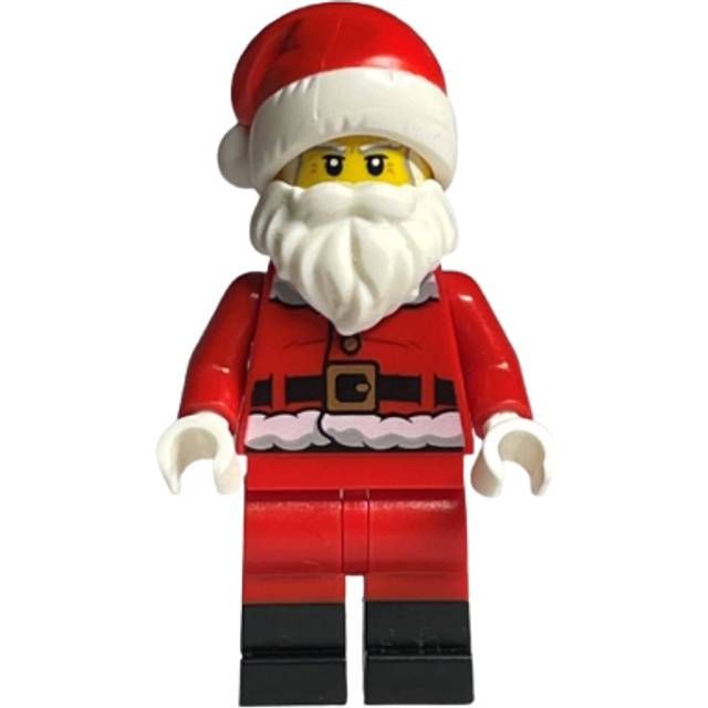 LEGO City Santa Minifigure Fur Lined Coat Black Boots from 40565