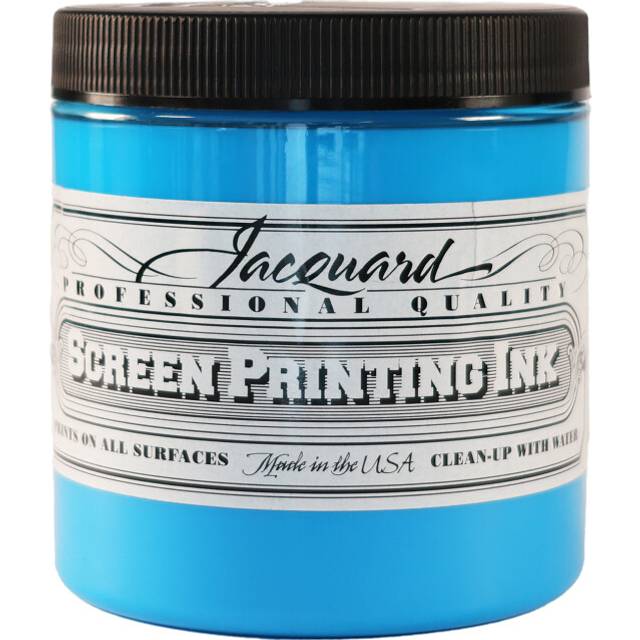 (Sky Blue) Professional Screen Printing Ink 8oz (226ml)