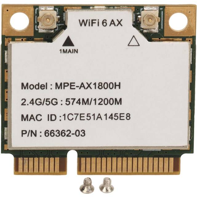 AX1800H Wifi 6 Card 2.4GHz 5GHz Dual Band Bluetooth 5.2 Mini PCIE Interface WiFi Adapter for