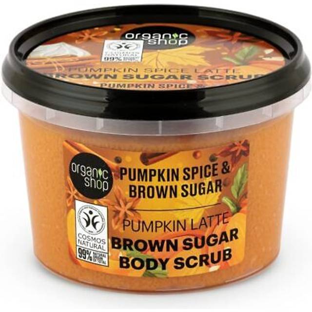 Organic Shop Pumpkin Spice Latte Brown Sugar Body scrub, 250 ml