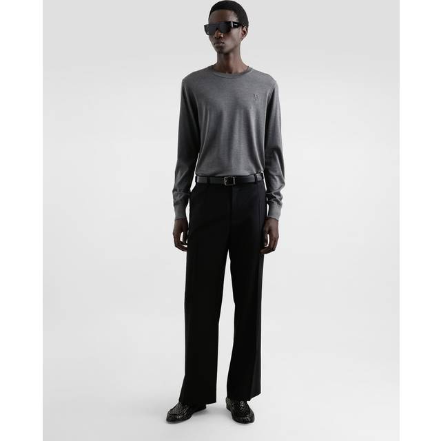 Dolce&Gabbana Logo silk sweater - grey (UK 44)