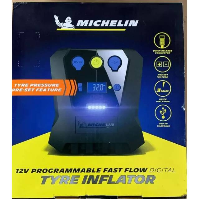 Michelin Programmable Inflator With Quick Release Valve
