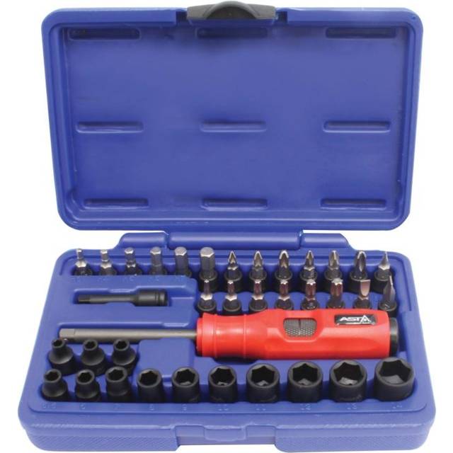 Asta Impact Driver, Socket Bit & Socket Set 1/4″ Drive 37pc