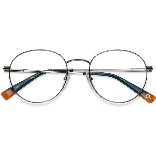 Etnia Barcelona Npc Women's Glasses, Gunmetal, Size 51 - Gunmetal Top Petrol Blue Laminate (51)