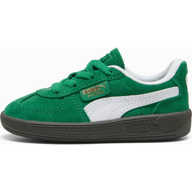PUMA Green Palermo Boys Toddler Trainers