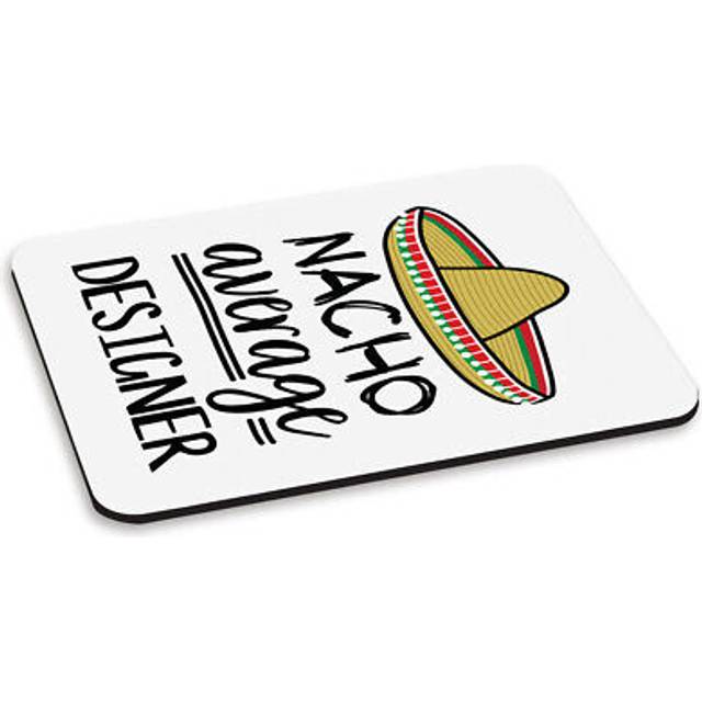 Nacho average designer pc computer mouse mat pad worlds best funny awesome
