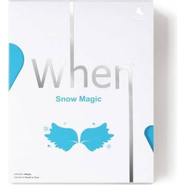 When Beauty Snow Magic Radiance Premium Bio-Cellulose Sheet Mask 4 pcs.