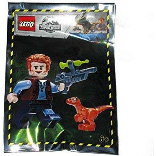 LEGO Jurassic World Owen Minifigure with Baby Raptor Foil Pack Set 121904