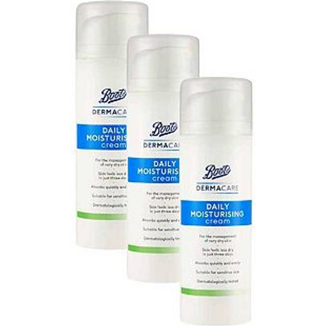 Boots DermaCare Daily Moisturising Cream 150ml x 3 Bundle