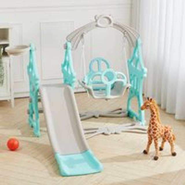 Toddler Swing and Slide Playset