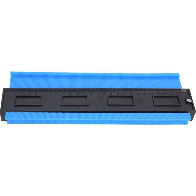 Contour Gauge ABS Plastic Multifunctional Irregular Ruler Woodwooking Measuring ToolBlue