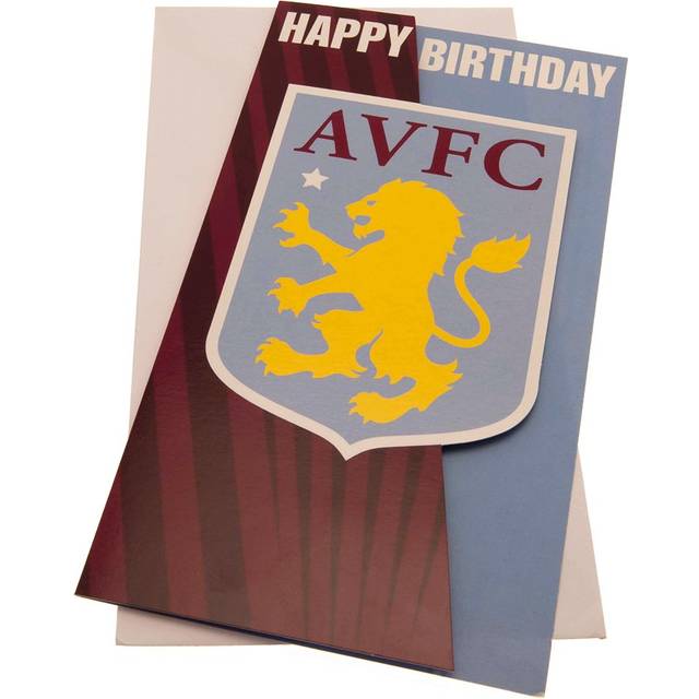 Aston Villa FC Crest Birthday Card
