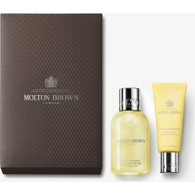 Molton Brown Orange & Bergamot On-the-go Hand Sanitiser Gel and Cream Gift Set