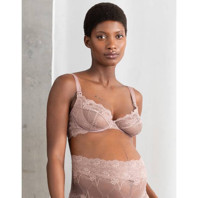 Lace Plunge Maternity + Nursing Bra