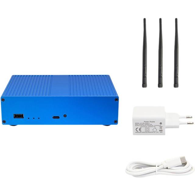 For Banana Pi OpenWrt One Router Board MT7981B 1GB DDR4 2.5GbE RJ45 and Gigabit Ethernet Router, EU Plug