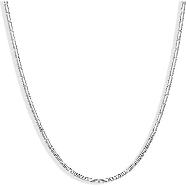Sterling Silver 18 Inch Snake Link Chain - Option1 Value Silver