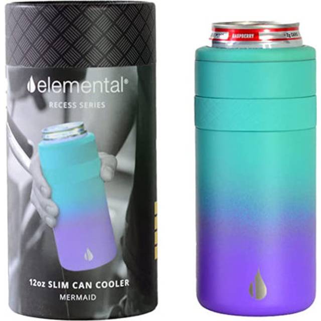 12oz RECESS SLIM CAN COOLER Mermaid