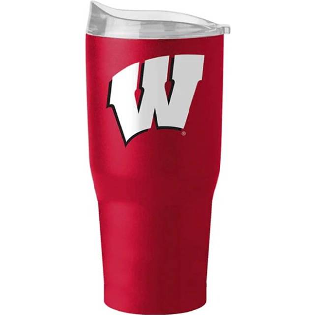 Logo Brands 244-S30PT-34 30 oz Wisconsin decalrs Flipside Powder Coat Tumbler