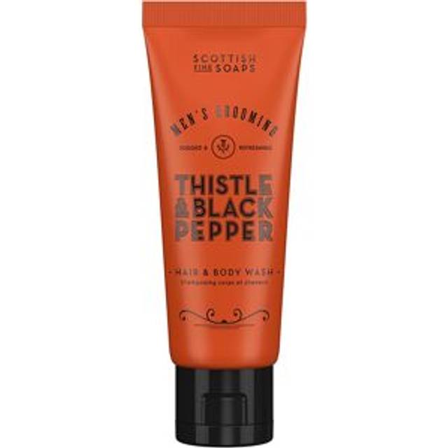 Scottish Fine Soaps Thistle & Black Pepper Hair & Body Wash 75ml Tube